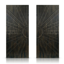 Load image into Gallery viewer, Paneled Hollow Core Solid Wood Double Closet Sliding Door Slabs