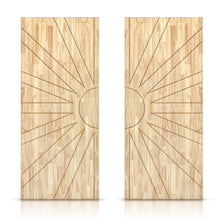 Load image into Gallery viewer, Paneled Hollow Core Solid Wood Double Closet Sliding Door Slabs
