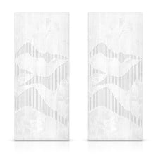 Load image into Gallery viewer, Paneled Hollow Core Solid Wood Double Closet Sliding Door Slabs