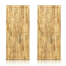 Load image into Gallery viewer, Paneled Hollow Core Solid Wood Double Closet Sliding Door Slabs