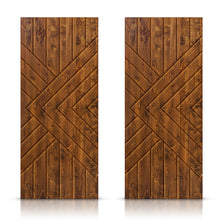 Load image into Gallery viewer, Paneled Hollow Core Solid Wood Double Closet Sliding Door Slabs