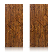 Load image into Gallery viewer, Paneled Hollow Core Solid Wood Double Closet Sliding Door Slabs