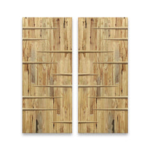 Load image into Gallery viewer, Paneled Hollow Core Solid Wood Double Closet Sliding Door Slabs