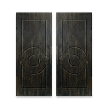 Load image into Gallery viewer, Paneled Hollow Core Solid Wood Double Closet Sliding Door Slabs
