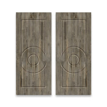 Load image into Gallery viewer, Paneled Hollow Core Solid Wood Double Closet Sliding Door Slabs