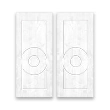 Load image into Gallery viewer, Paneled Hollow Core Solid Wood Double Closet Sliding Door Slabs