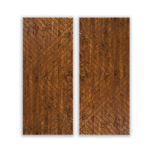 Load image into Gallery viewer, Paneled Hollow Core Solid Wood Double Closet Sliding Door Slabs
