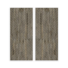 Load image into Gallery viewer, Paneled Hollow Core Solid Wood Double Closet Sliding Door Slabs