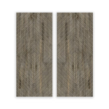 Load image into Gallery viewer, Paneled Hollow Core Solid Wood Double Closet Sliding Door Slabs