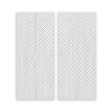 Load image into Gallery viewer, Paneled Hollow Core Solid Wood Double Closet Sliding Door Slabs