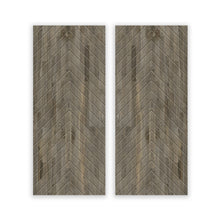 Load image into Gallery viewer, Paneled Hollow Core Solid Wood Double Closet Sliding Door Slabs