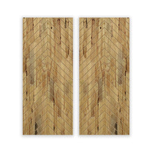 Load image into Gallery viewer, Paneled Hollow Core Solid Wood Double Closet Sliding Door Slabs