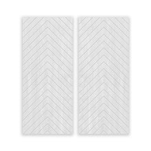 Load image into Gallery viewer, Paneled Hollow Core Solid Wood Double Closet Sliding Door Slabs