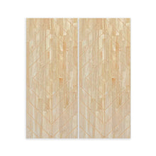 Load image into Gallery viewer, Diamond Pattern Hollow Core Solid Wood Double Closet Sliding Door Slabs