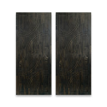 Load image into Gallery viewer, Paneled Hollow Core Solid Wood Double Closet Sliding Door Slabs