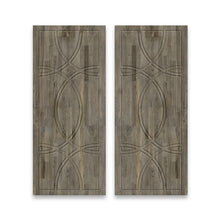 Load image into Gallery viewer, Paneled Hollow Core Solid Wood Double Closet Sliding Door Slabs
