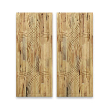 Load image into Gallery viewer, Paneled Hollow Core Solid Wood Double Closet Sliding Door Slabs