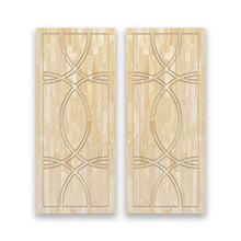 Load image into Gallery viewer, Paneled Hollow Core Solid Wood Double Closet Sliding Door Slabs