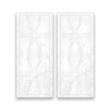 Load image into Gallery viewer, Paneled Hollow Core Solid Wood Double Closet Sliding Door Slabs