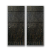 Load image into Gallery viewer, Paneled Hollow Core Solid Wood Double Closet Sliding Door Slabs