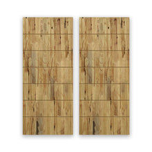 Load image into Gallery viewer, Paneled Hollow Core Solid Wood Double Closet Sliding Door Slabs