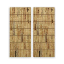 Load image into Gallery viewer, Paneled Hollow Core Solid Wood Double Closet Sliding Door Slabs