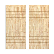 Load image into Gallery viewer, Paneled Hollow Core Solid Wood Double Closet Sliding Door Slabs