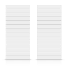 Load image into Gallery viewer, Paneled Hollow Core MDF Double Closet Sliding Door Slabs