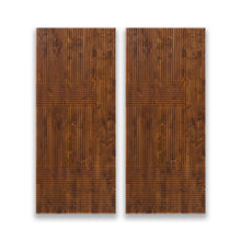 Load image into Gallery viewer, Paneled Hollow Core Solid Wood Double Closet Sliding Door Slabs