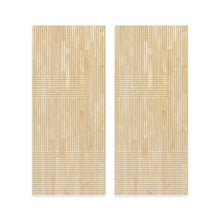 Load image into Gallery viewer, Paneled Hollow Core Solid Wood Double Closet Sliding Door Slabs