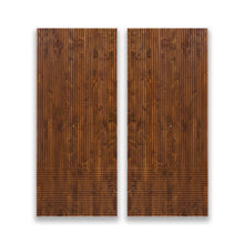 Load image into Gallery viewer, Paneled Hollow Core Solid Wood Double Closet Sliding Door Slabs