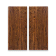 Load image into Gallery viewer, Paneled Hollow Core Solid Wood Double Closet Sliding Door Slabs