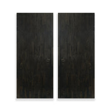 Load image into Gallery viewer, Paneled Hollow Core Solid Wood Double Closet Sliding Door Slabs