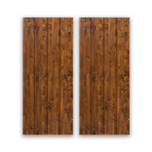 Load image into Gallery viewer, Paneled Hollow Core Solid Wood Double Closet Sliding Door Slabs