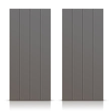Load image into Gallery viewer, Paneled Hollow Core MDF Double Closet Sliding Door Slabs