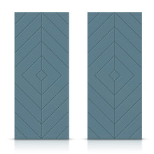 Load image into Gallery viewer, Diamond Pattern Hollow Core MDF Double Closet Sliding Door Slabs
