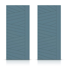 Load image into Gallery viewer, Hollow Core Stained Composite MDF Interior Double Closet Sliding Doors