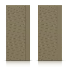Load image into Gallery viewer, Hollow Core Stained Composite MDF Interior Double Closet Sliding Doors
