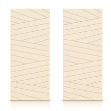 Load image into Gallery viewer, Hollow Core Stained Composite MDF Interior Double Closet Sliding Doors