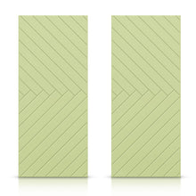 Load image into Gallery viewer, Hollow Core Stained Composite MDF Interior Double Closet Sliding Doors