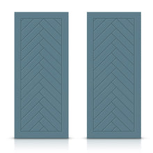 Load image into Gallery viewer, Hollow Core Stained Composite MDF Interior Double Closet Sliding Doors