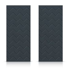 Load image into Gallery viewer, Hollow Core Stained Composite MDF Interior Double Closet Sliding Doors