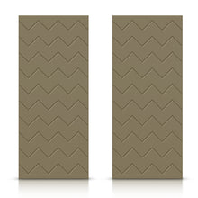 Load image into Gallery viewer, Hollow Core Stained Composite MDF Interior Double Closet Sliding Doors