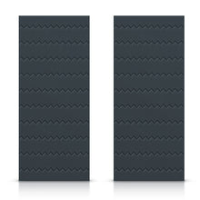 Load image into Gallery viewer, Hollow Core Stained Composite MDF Interior Double Closet Sliding Doors
