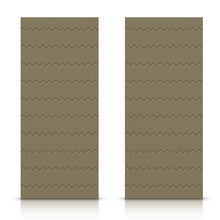 Load image into Gallery viewer, Hollow Core Stained Composite MDF Interior Double Closet Sliding Doors