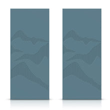 Load image into Gallery viewer, Hollow Core Stained Composite MDF Interior Double Closet Sliding Doors