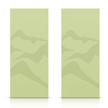 Load image into Gallery viewer, Hollow Core Stained Composite MDF Interior Double Closet Sliding Doors