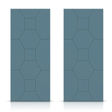 Load image into Gallery viewer, Hollow Core Stained Composite MDF Interior Double Closet Sliding Doors