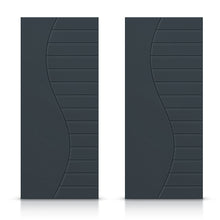 Load image into Gallery viewer, Hollow Core Stained Composite MDF Interior Double Closet Sliding Doors