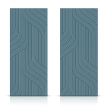 Load image into Gallery viewer, Hollow Core Stained Composite MDF Interior Double Closet Sliding Doors